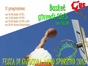 festa fine anno basket 2015