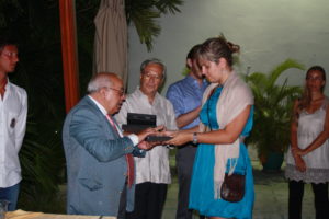Premiazione in ambasciata a Cuba 3