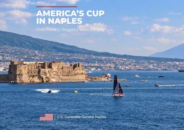 Gli atleti del CUS Napoli al Consolato Americano per l’America’s Cup!