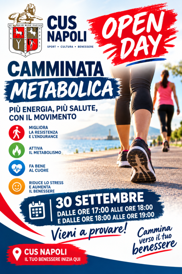 Camminata Metabolica: Open Day mercoledì 30 settembre